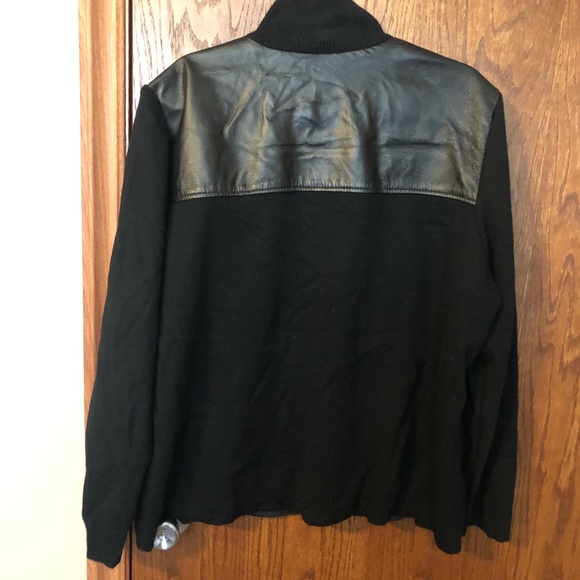 Coldwater Creek leather jacket - Picture 2 of 5